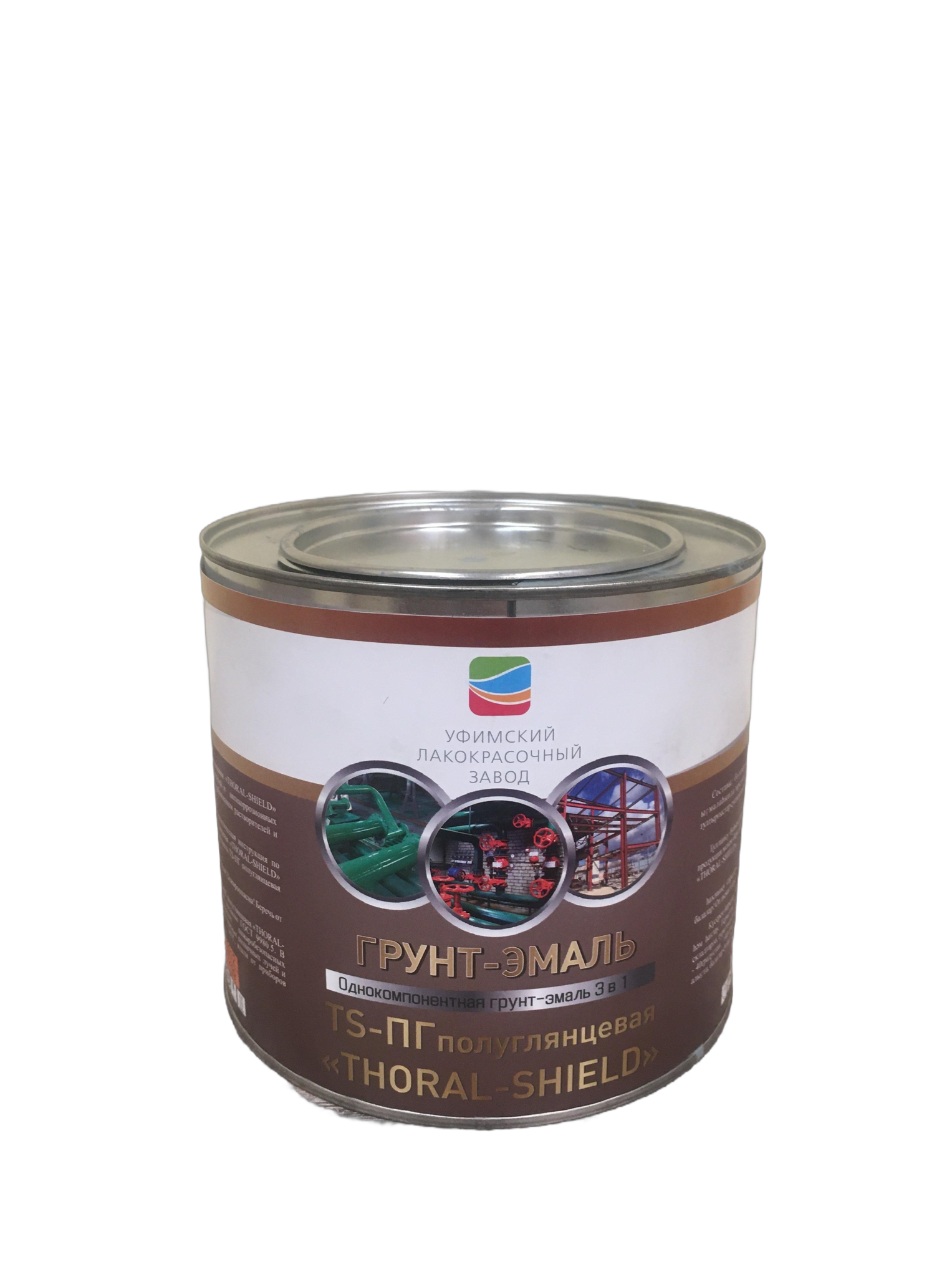 Грунт-эмаль 3в1 по ржавчине TS зеленый, 25 кг